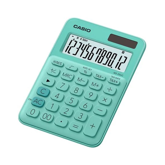 Számológép, asztali, 12 számjegy, CASIO, 
