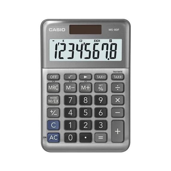 Számológép, asztali, 8 számjegy, CASIO 