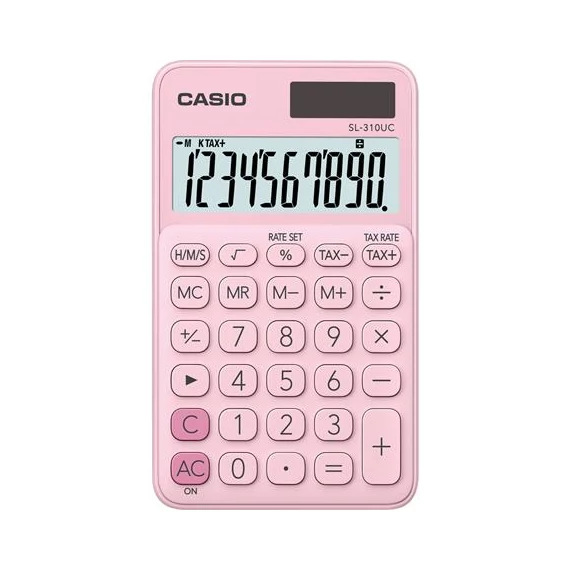 Zsebszámológép, 10 számjegy, CASIO 