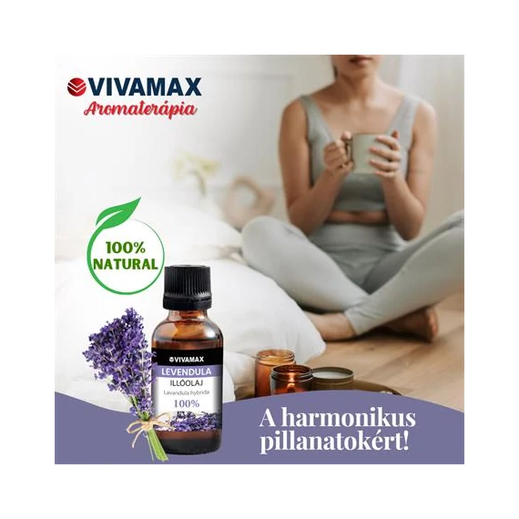 Levendula 100%-os tisztaságú illóolaj (10 ml)
