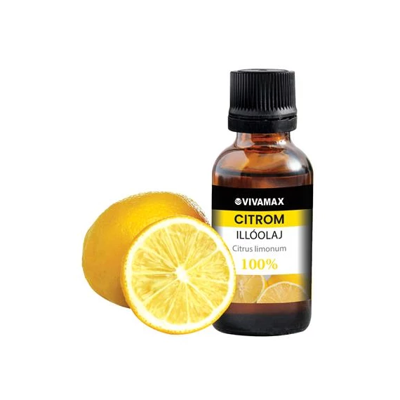 Citrom 100%-os tisztaságú illóolaj (10 ml)