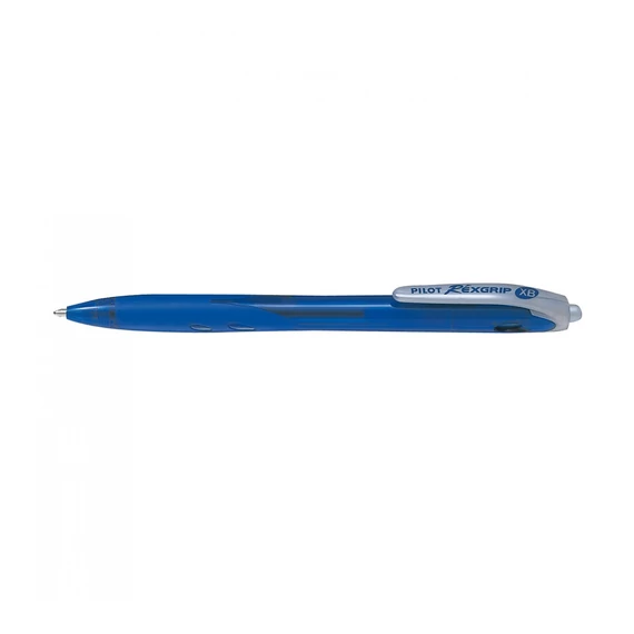 Golyóstoll, 0,27 mm, nyomógombos, PILOT "Rexgrip", kék