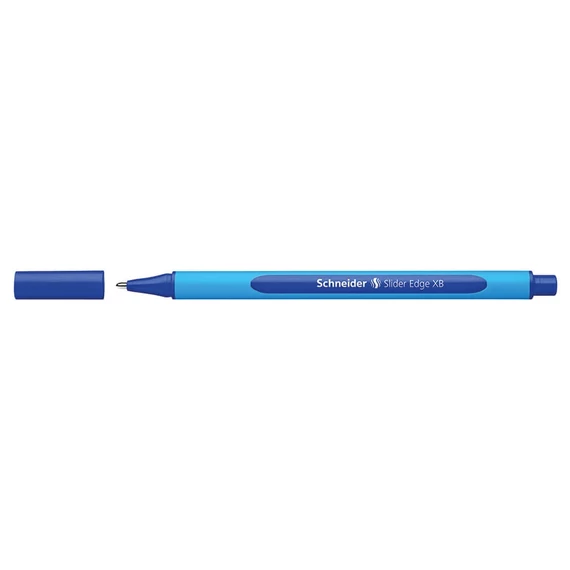Golyóstoll, 0,7 mm, kupakos, SCHNEIDER "Slider Edge XB", kék