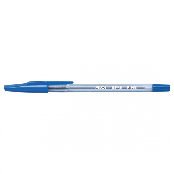 Golyóstoll, 0,27 mm, kupakos, PILOT "BP-S", kék