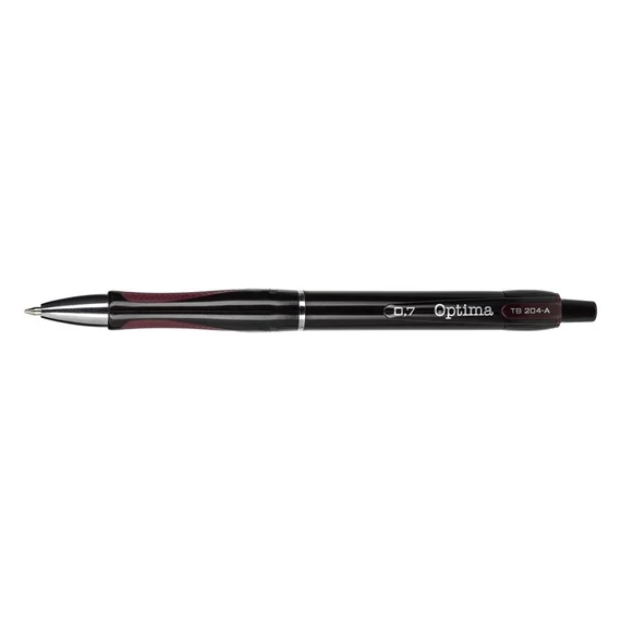 Golyóstoll OPTIMA nyomógombos TB 204 piros