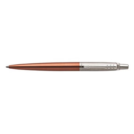 Golyóstoll Chelesa narancs/fém test, ezüst klipsz 1953189 Parker Royal Jotter, írásszín kék