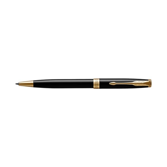 Golyóstoll fekete test, arany klipsz, 1931497 Parker Royal Sonnet, írásszín kék