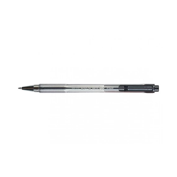Golyóstoll 0,7mm, nyomógombos Pilot BPS Matic Fine, írásszín fekete