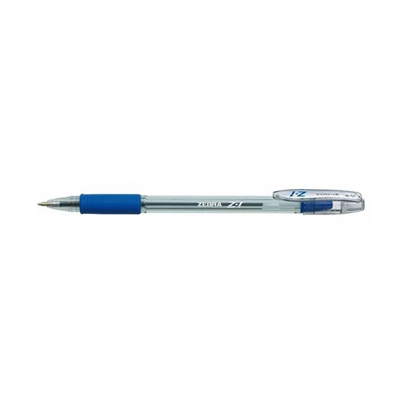 Golyóstoll 0,7mm, kupakos Zebra Z1, írásszín kék