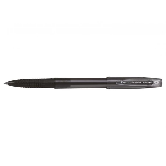 Golyóstoll, 0,22 mm, kupakos, PILOT "Super Grip G", fekete