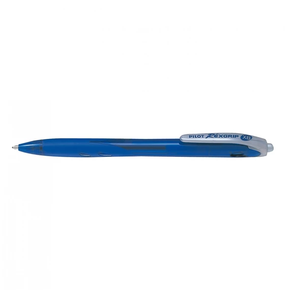 Golyóstoll, 0,27 mm, nyomógombos, PILOT "Rexgrip", kék