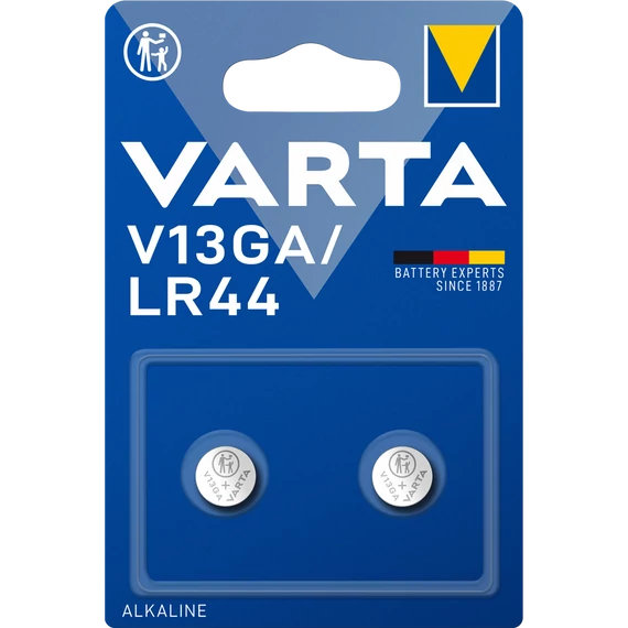 Gombelem, V13GA/LR44/A76, 2 db, VARTA
