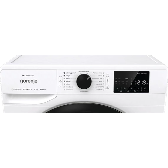 Gorenje WPNEI72A1SWIFI fehér, elöltöltős, max.1200ford., 7 kg, mosógép