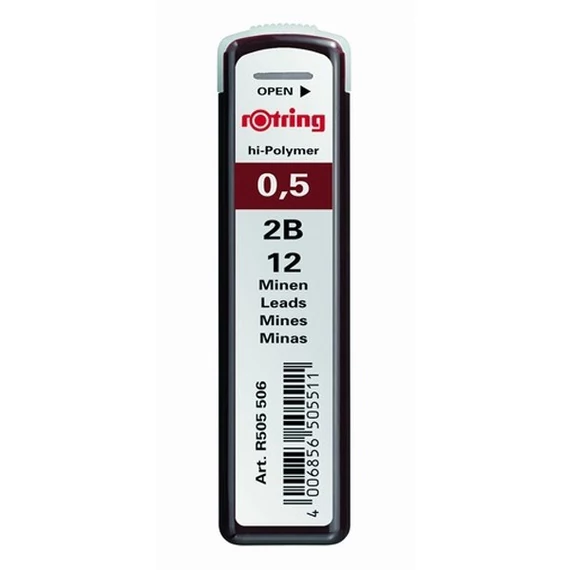 Ironbél 0,5mm, 2B Rotring Tikky