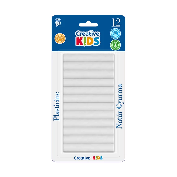 Gyurma ICO Creative Kids natúr 165gr 12db-os készlet