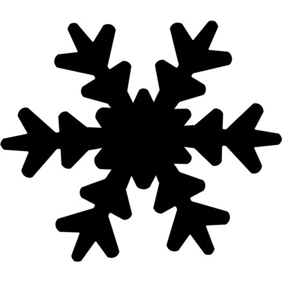 Mintalyukasztó, 25 mm, hópehely