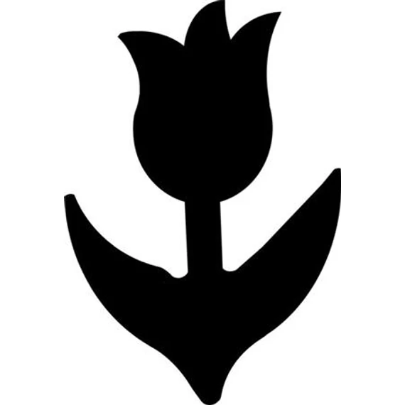 Mintalyukasztó, 25 mm, tulipán