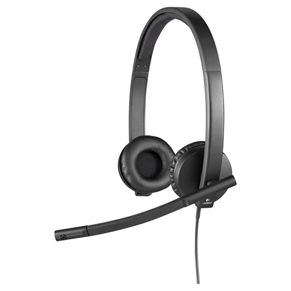 Logitech H570e USB fekete headset