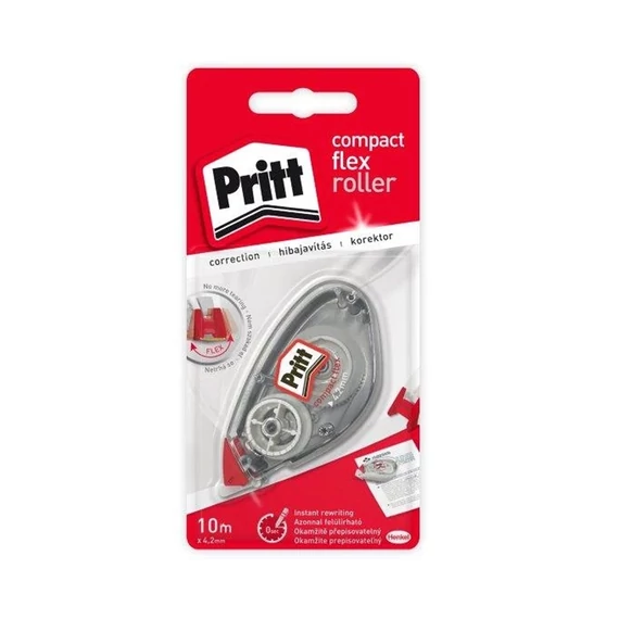 Hibajavító roller, 4,2 mm x 10 m, HENKEL "Pritt Compact Roller"