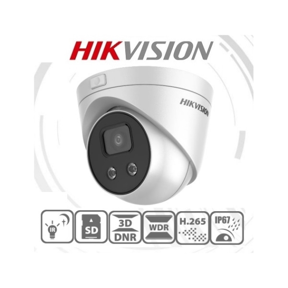 Hikvision IP turretkamera - DS-2CD2326G2-I (2MP, 2,8mm, kültéri, H265+, IP67,EXIR50m, ICR,WDR,3DNR, PoE,SD, Darkfighter)