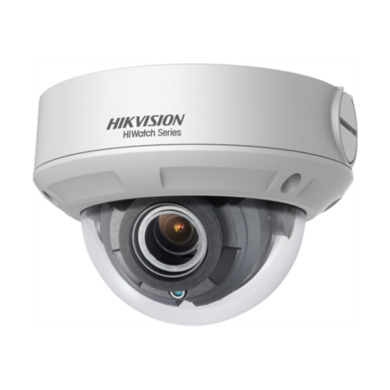 Hikvision HiWatch IP dómkamera - HWI-D620H-Z (2MP, 2,8-12mm, kültéri, IR30m, IP67, IK10, 3DNR, DWDR, audio, SD, PoE)