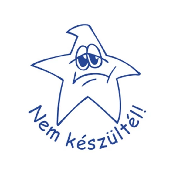 Bélyegző, motivációs, Nem készültél!, COLOP 