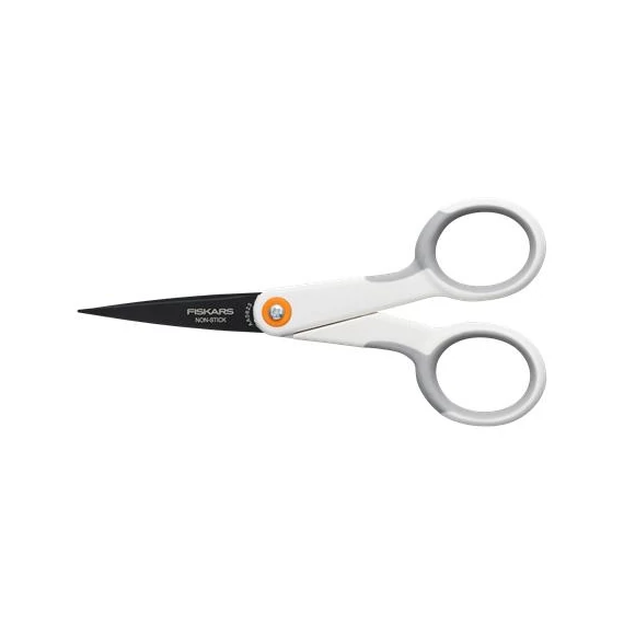 Olló, általános, tapadásmentes, 13 cm, FISKARS 
