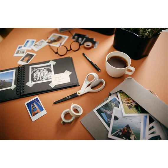 Olló, általános, tapadásmentes, 21 cm, FISKARS 