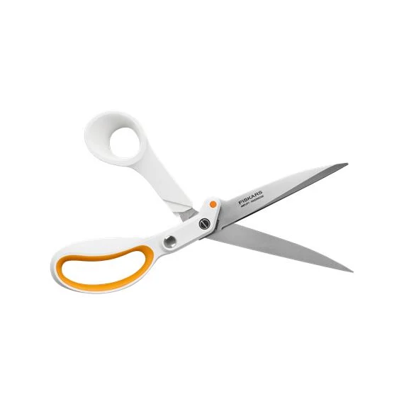 Szabóolló, 25 cm, FISKARS "Amplify", fehér