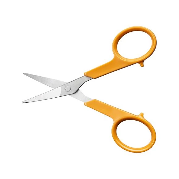 Varróolló, 10 cm, hajlított, FISKARS 