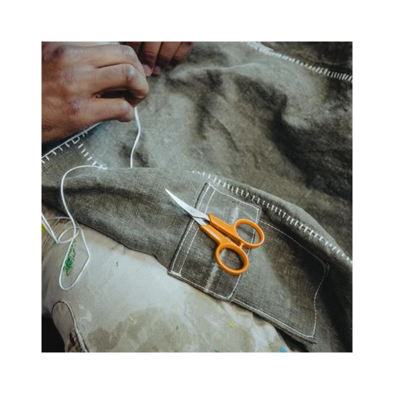 Varróolló, 10 cm, hajlított, FISKARS 