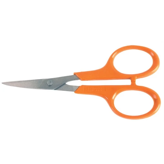 Olló, körömvágó, 10 cm, hajlított, FISKARS 