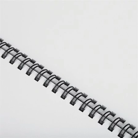 Spirál, fém, 3:1, 12mm, 81-100lap, FELLOWES, fehér, 100db/doboz