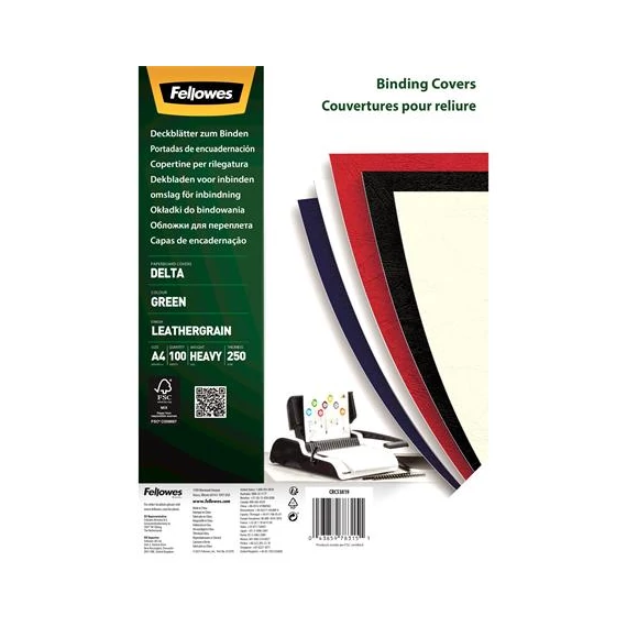 Hátlap, A4, 250 g, matt, FELLOWES 