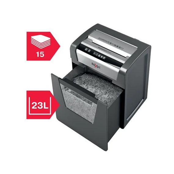 Iratmegsemmisítő, konfetti, 15 lap, REXEL, 