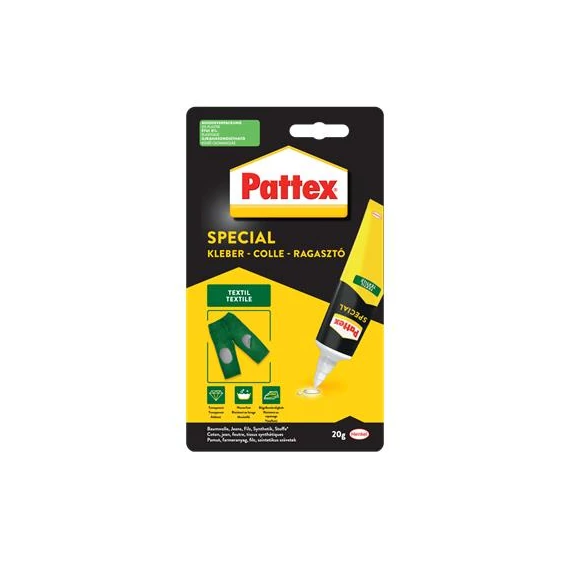 Ragasztó, speciális, 20 g, HENKEL "Pattex Repair Special Textil"