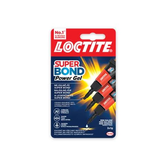 Pillanatragasztó gél, 3 x 1 g, HENKEL 