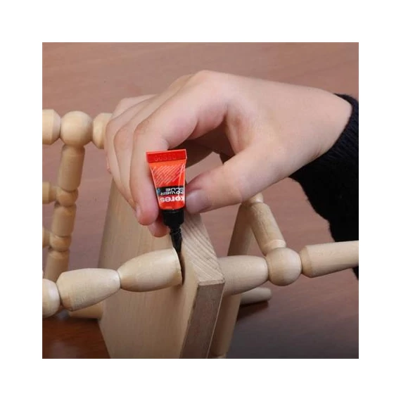 Pillanatragasztó gél, 3x1 g, KORES 