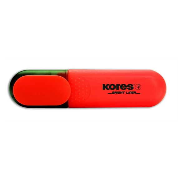 Szövegkiemelő, 0,5-5 mm, KORES, narancssárga