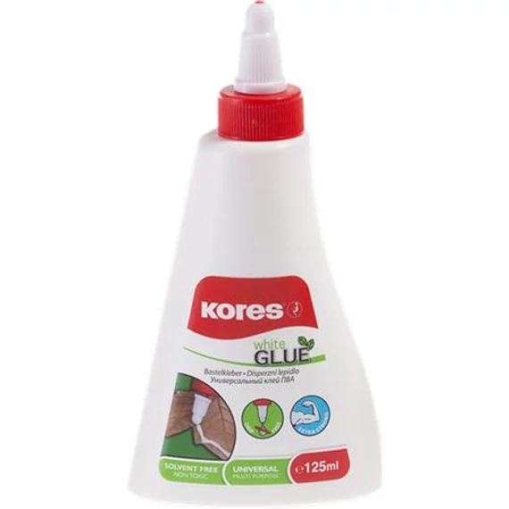 Hobbyragasztó, 125 ml, KORES 