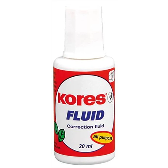 Hibajavító folyadék, oldószeres, 20 ml, KORES 