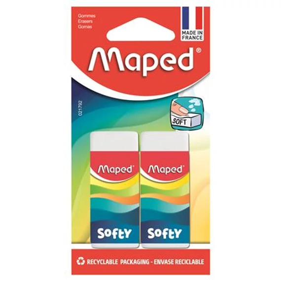 Radír, MAPED "Softy", 2db/bliszt