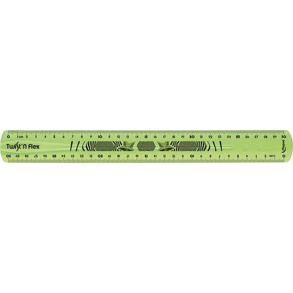 Vonalzó, műanyag, törhetetlen, 30 cm, MAPED 