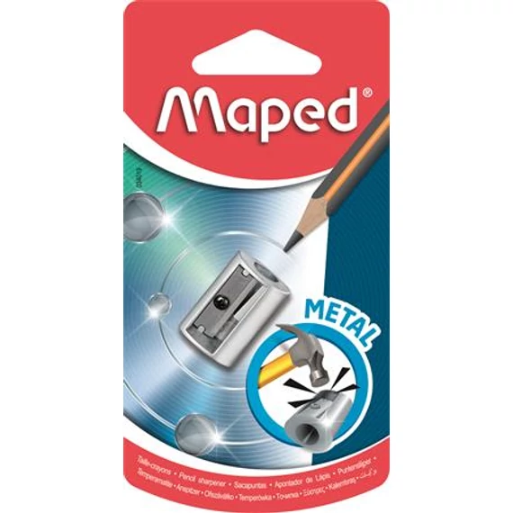 Hegyező, egylyukú, fém, MAPED 