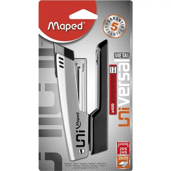 Tűzőgép, 24/6, 26/6, 25 lap, MAPED 