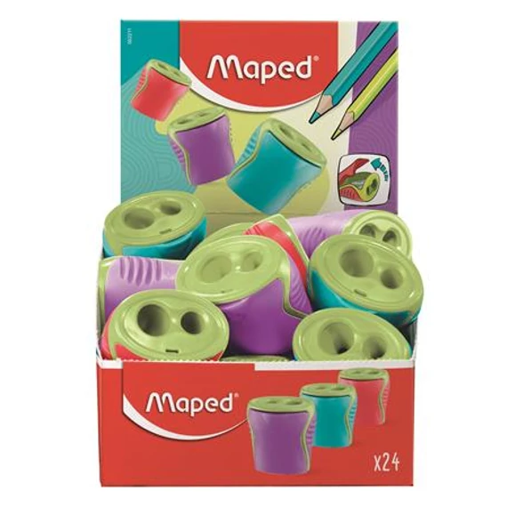 Hegyező display, kétlyukú, tartályos, MAPED 