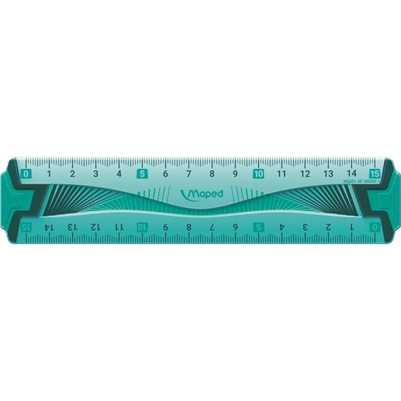 Vonalzó, műanyag, hajlítható, 15 cm, MAPED 