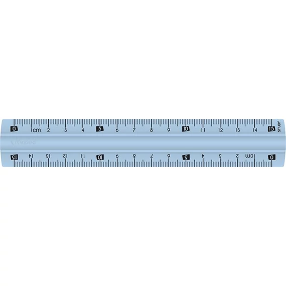 Vonalzó, műanyag, törhetetlen, 15 cm, MAPED 