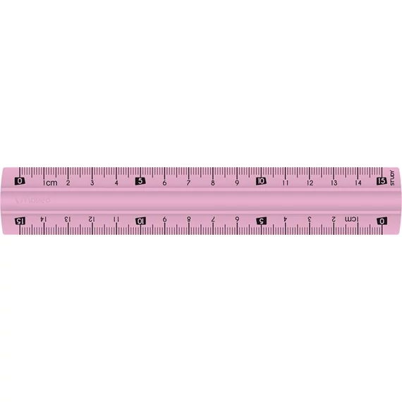 Vonalzó, műanyag, törhetetlen, 15 cm, MAPED 