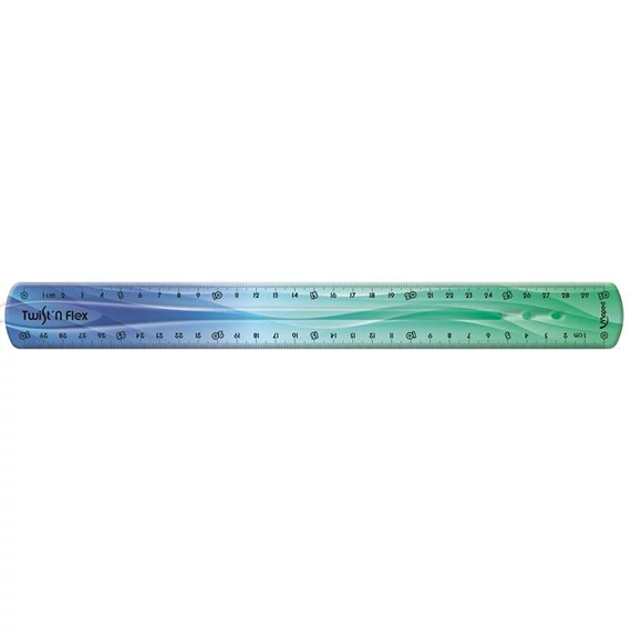 Vonalzó, műanyag, 30 cm, MAPED 